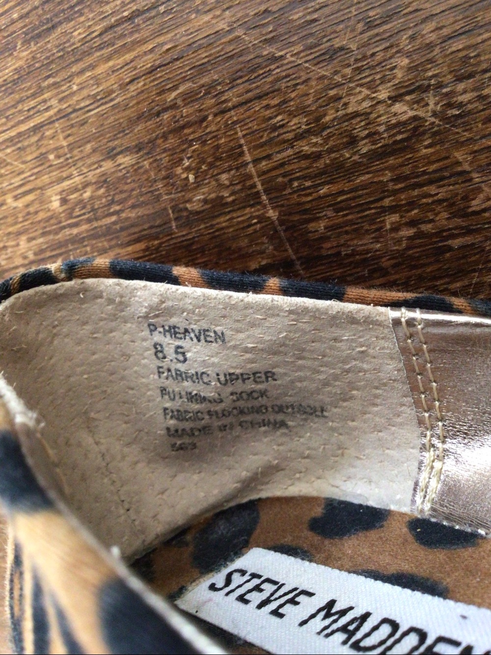 Steve Madden Heaven Leopard print flats - Picture 3 of 5